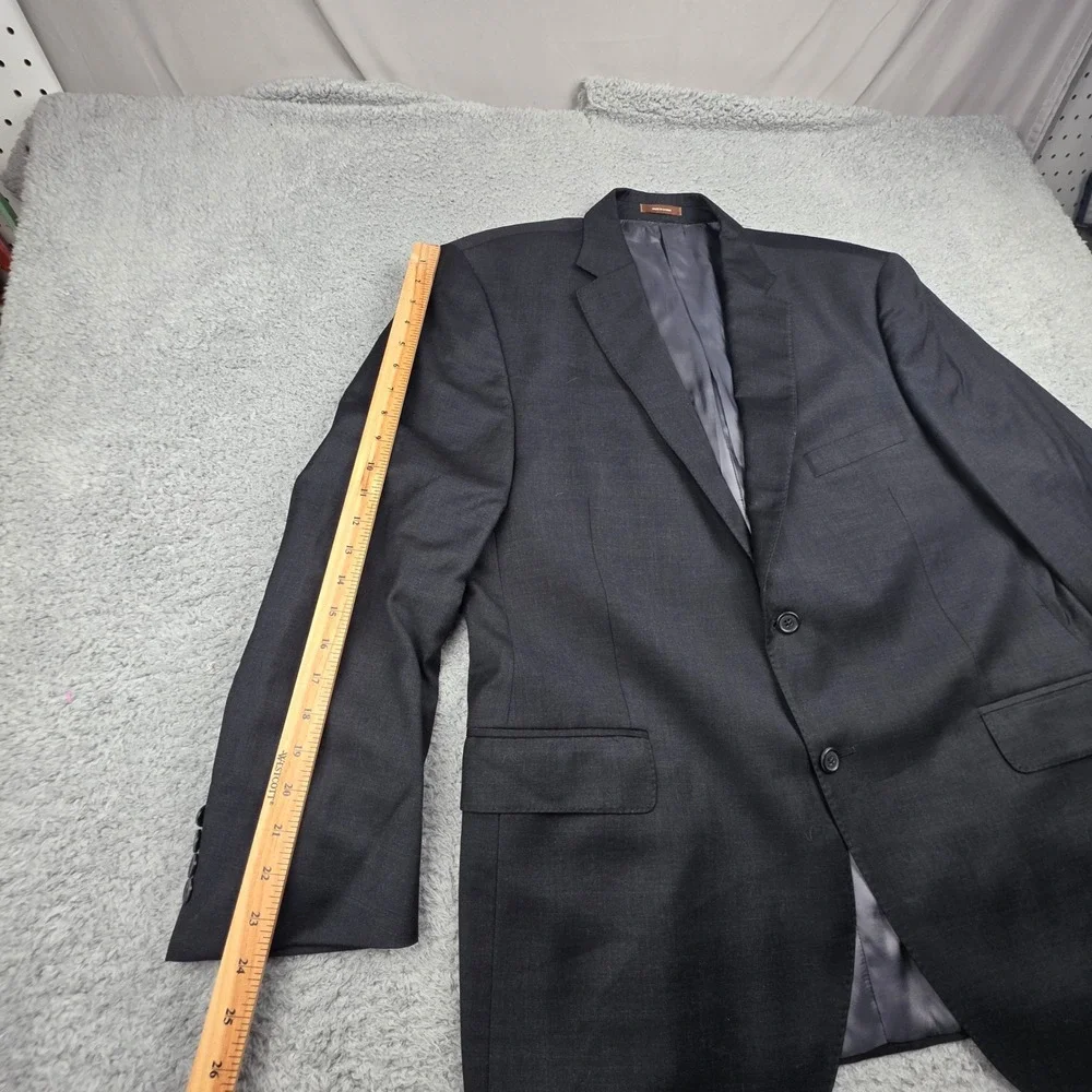 Peter Millar Sport Coat Mens 46R Charcoal Gray 100% Wool 2-Button Blazer‎ Canada